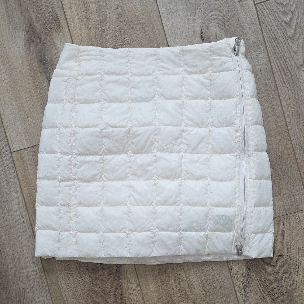 White Quilted Skirt